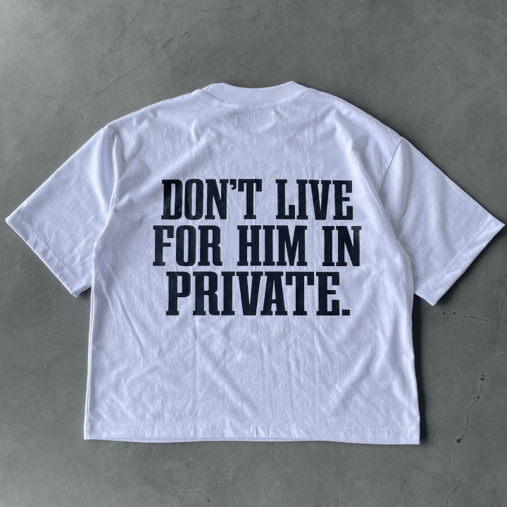 Died For Boxy Crop Tee