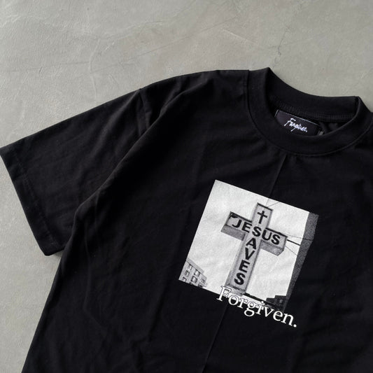 Jesus Saves Boxy Crop Tee