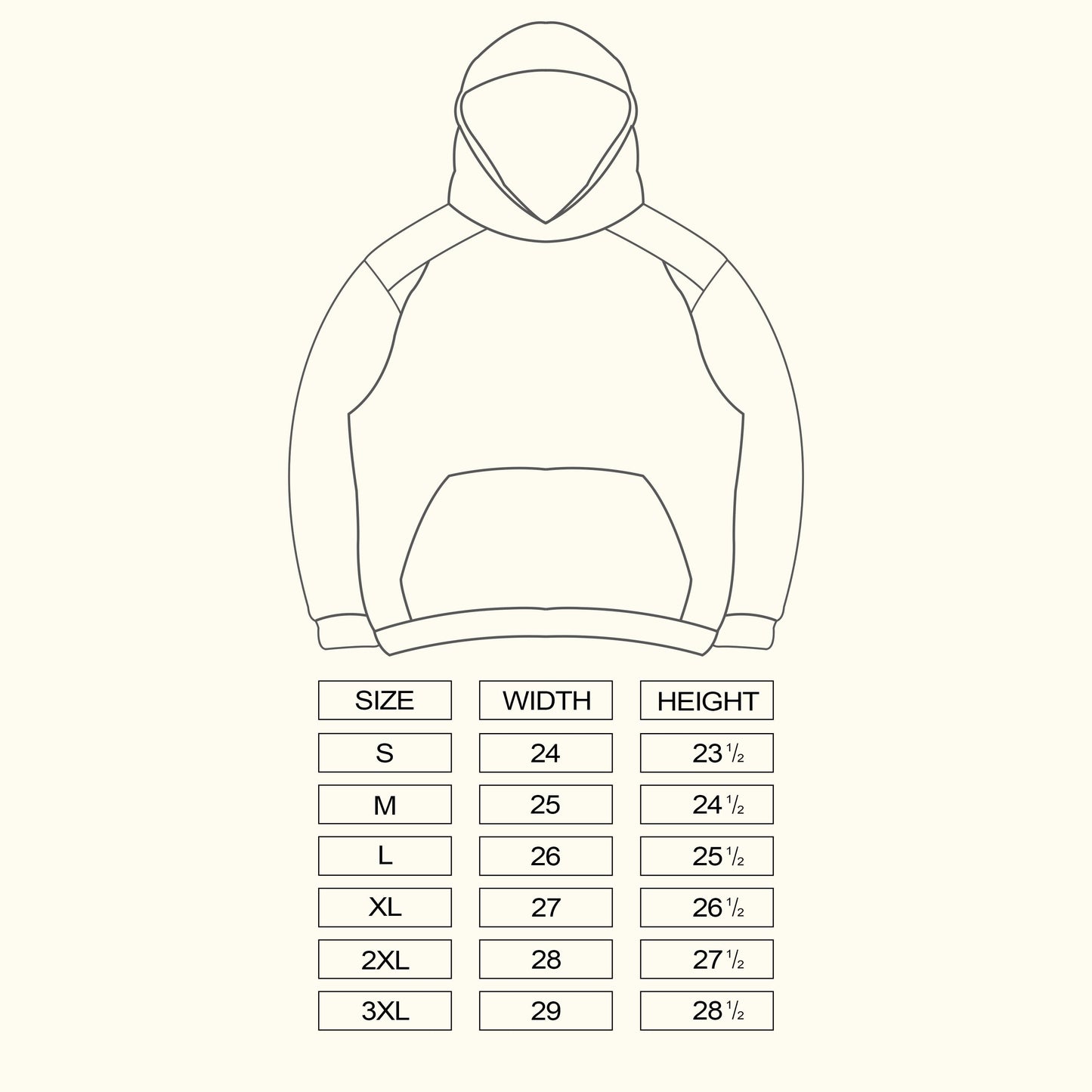 The Kids Puff Print Boxy Crop Hoodie