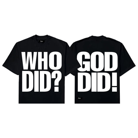 GOD DID Boxy Crop Tee