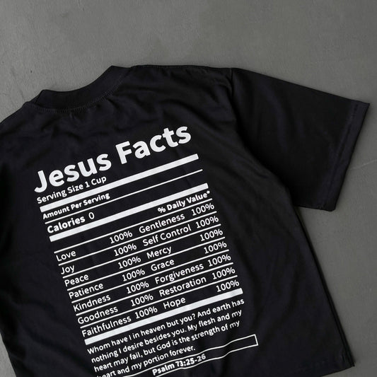 Jesus Facts Boxy Crop Tee