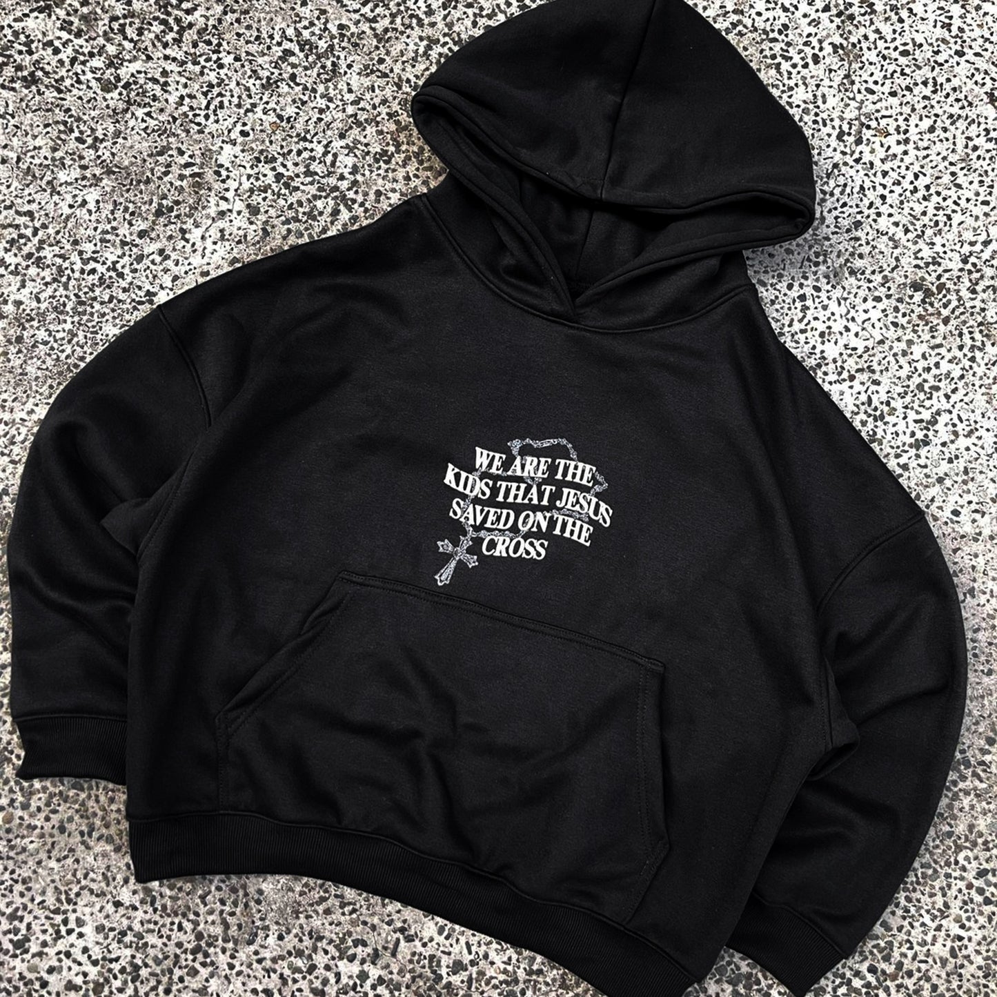 The Kids Boxy Crop Hoodie
