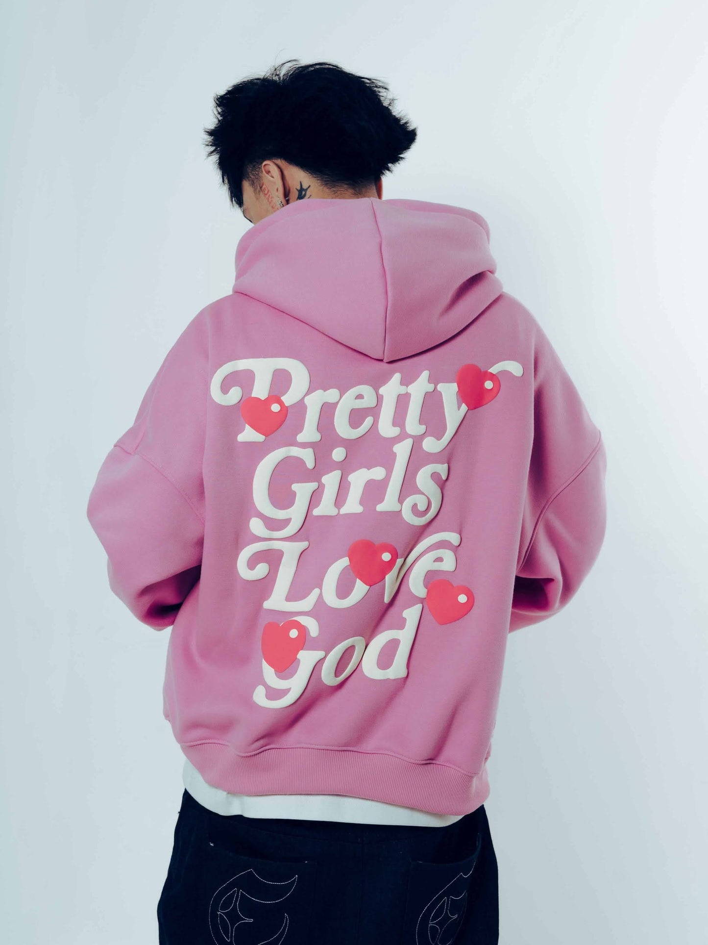 Pretty Girls Boxy Crop Hoodie