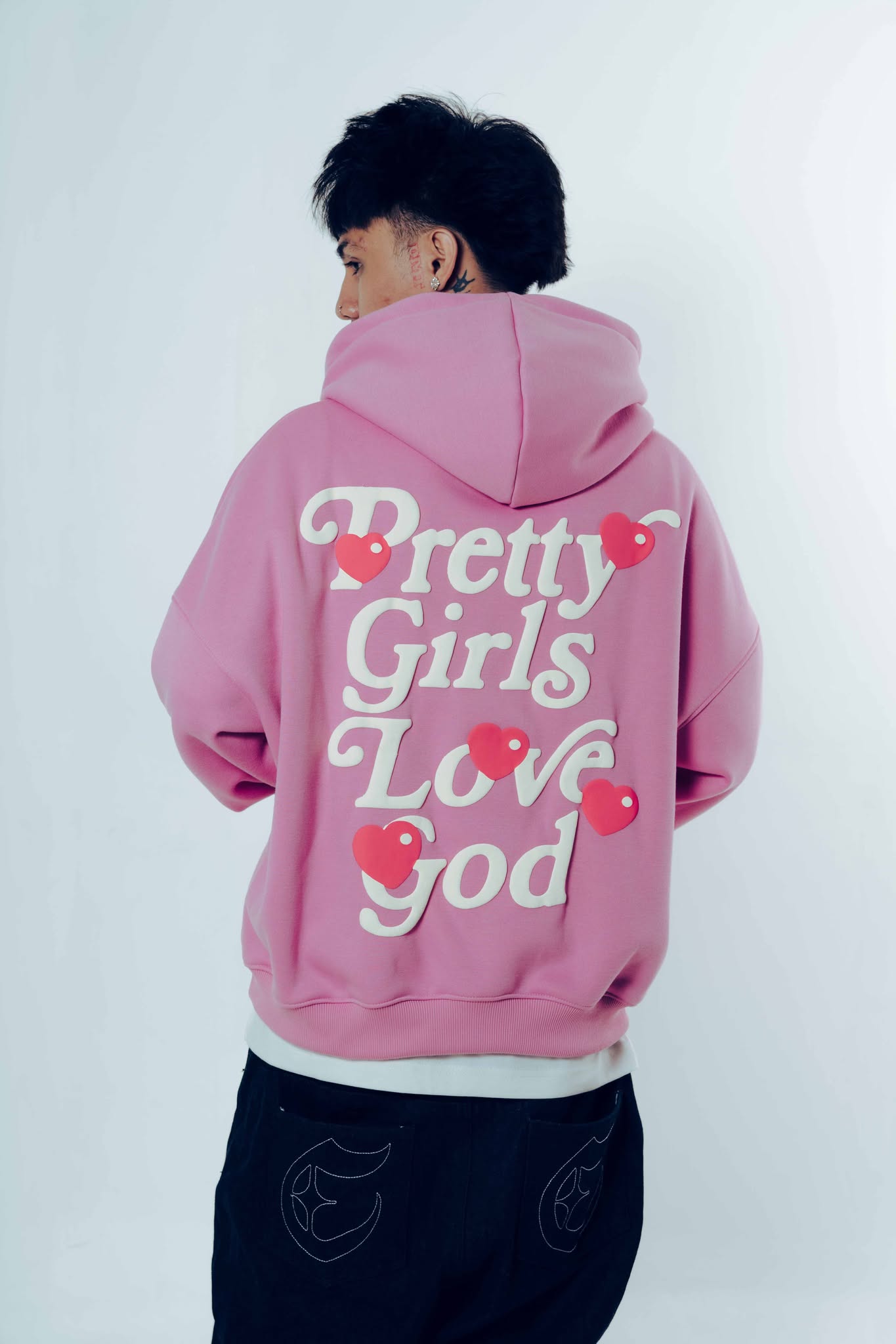 Pretty Girls Boxy Crop Hoodie