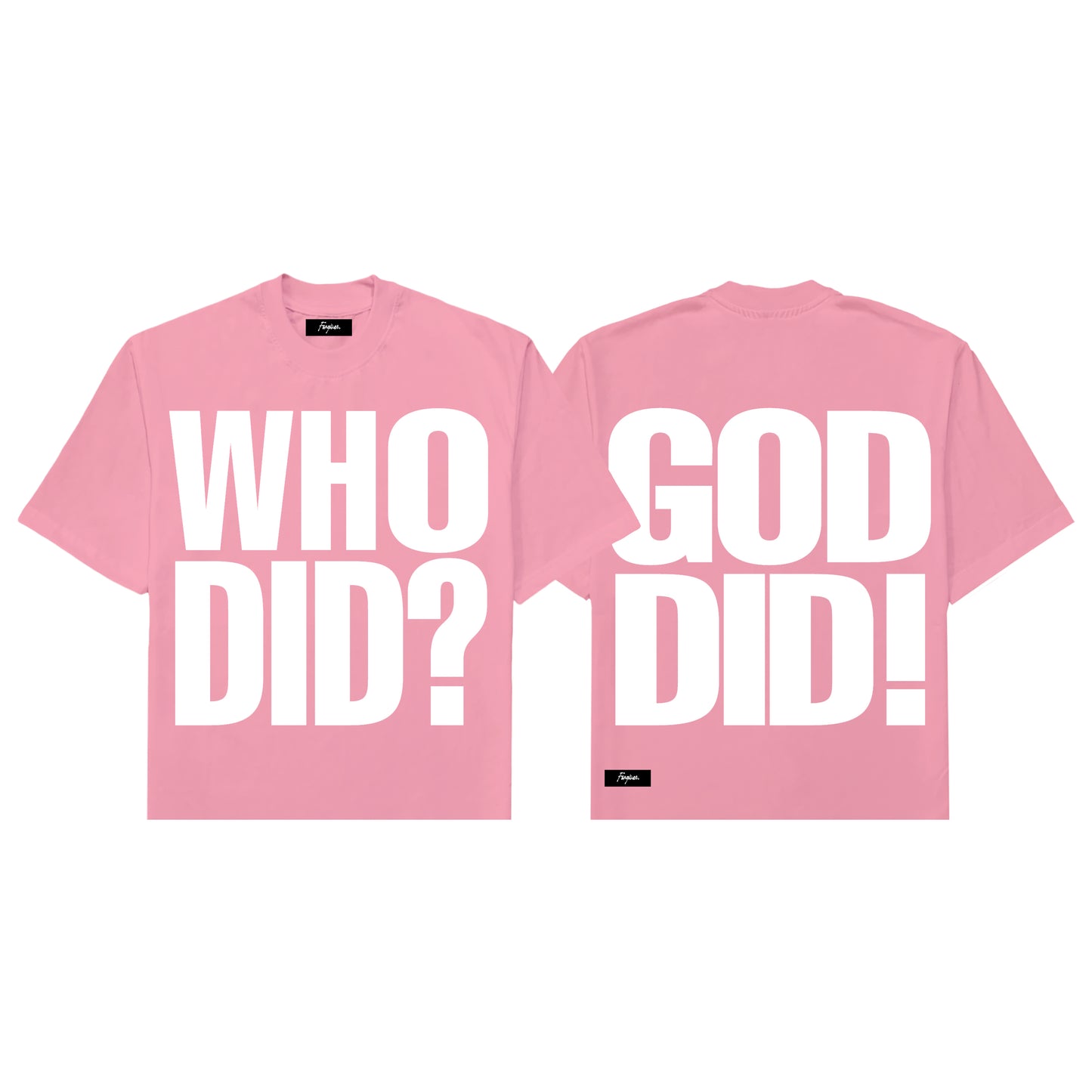 GOD DID Boxy Crop Tee