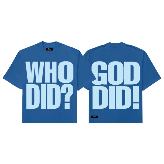 GOD DID Boxy Crop Tee