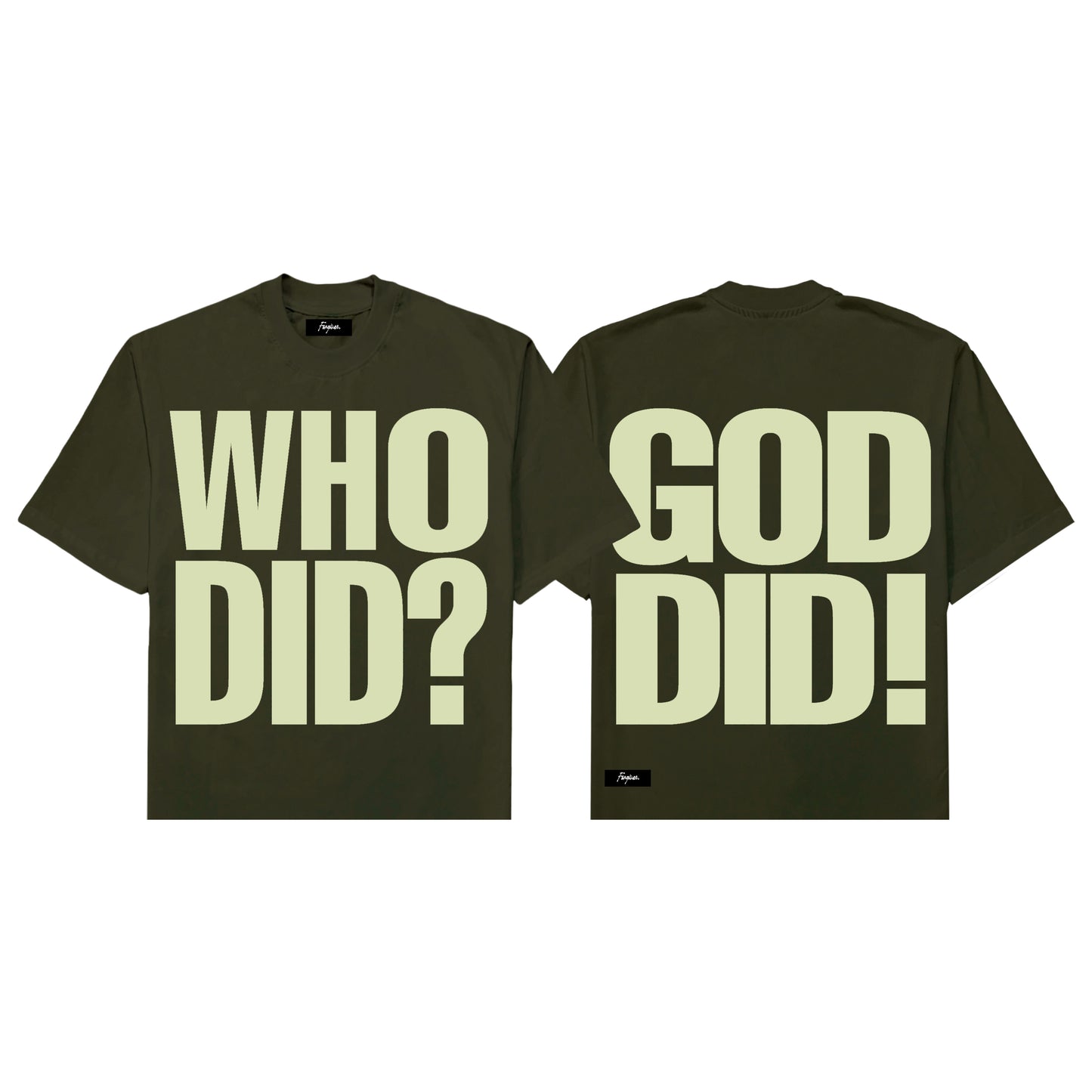 GOD DID Boxy Crop Tee