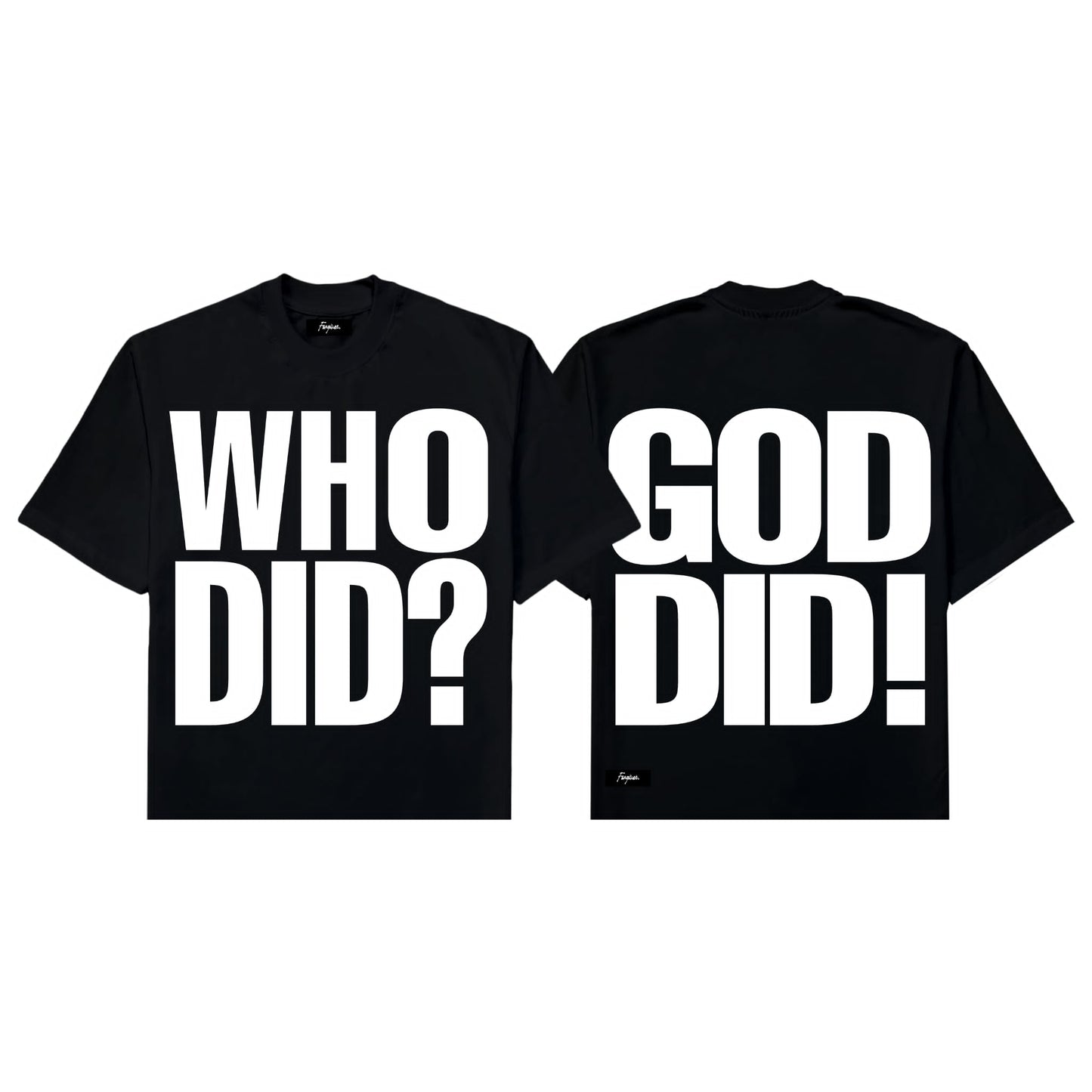 GOD DID Boxy Crop Tee