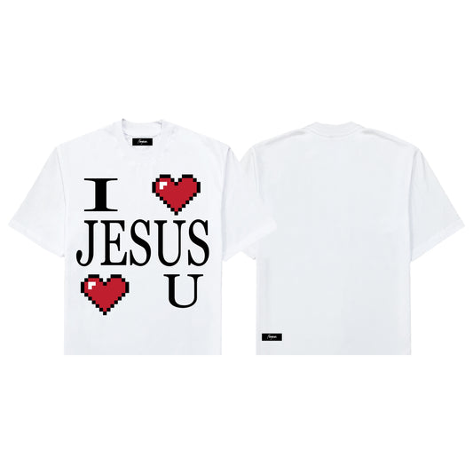 Heart Jesus Boxy Crop Tee