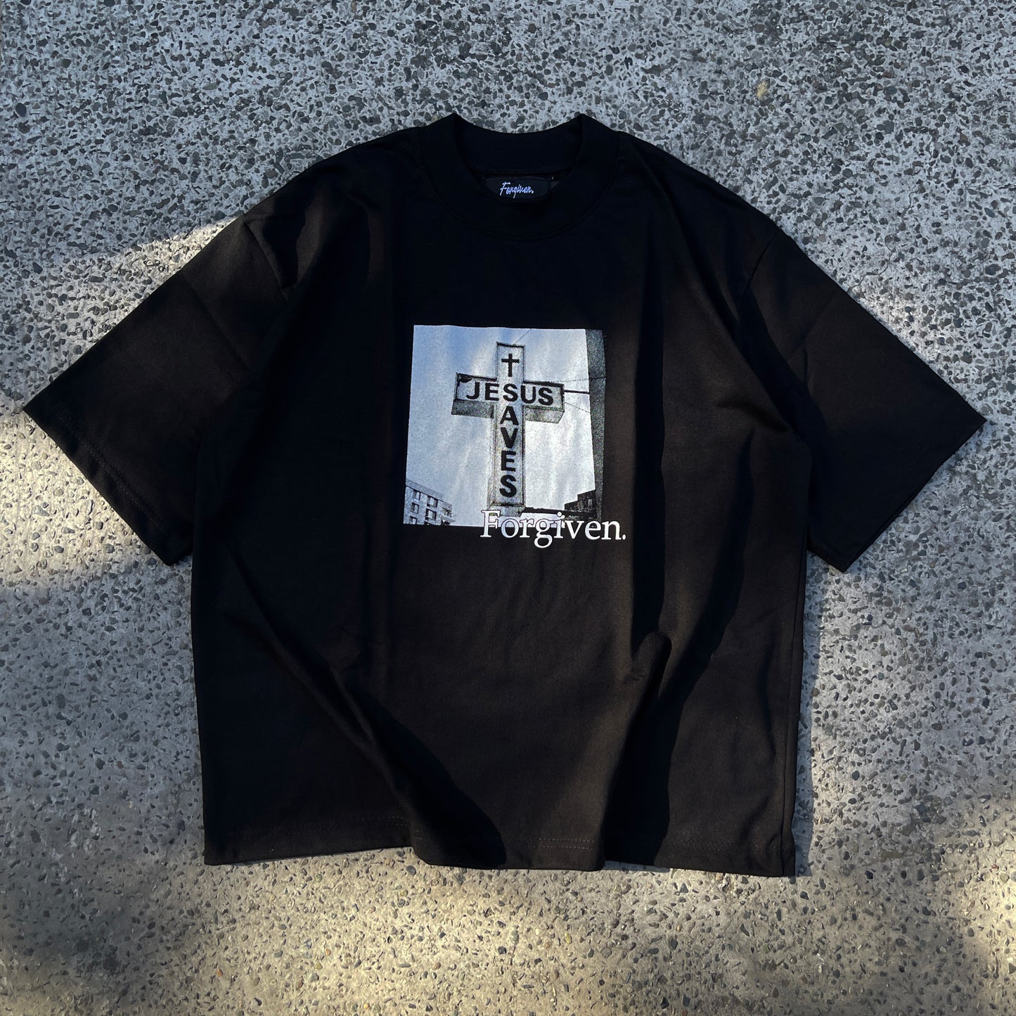 Jesus Saves Boxy Crop Tee