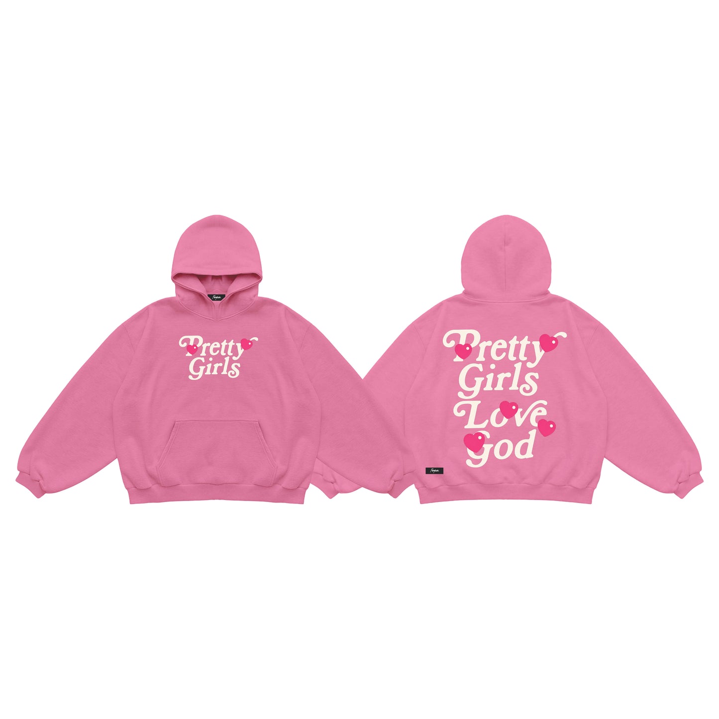 Pretty Girls Boxy Crop Hoodie