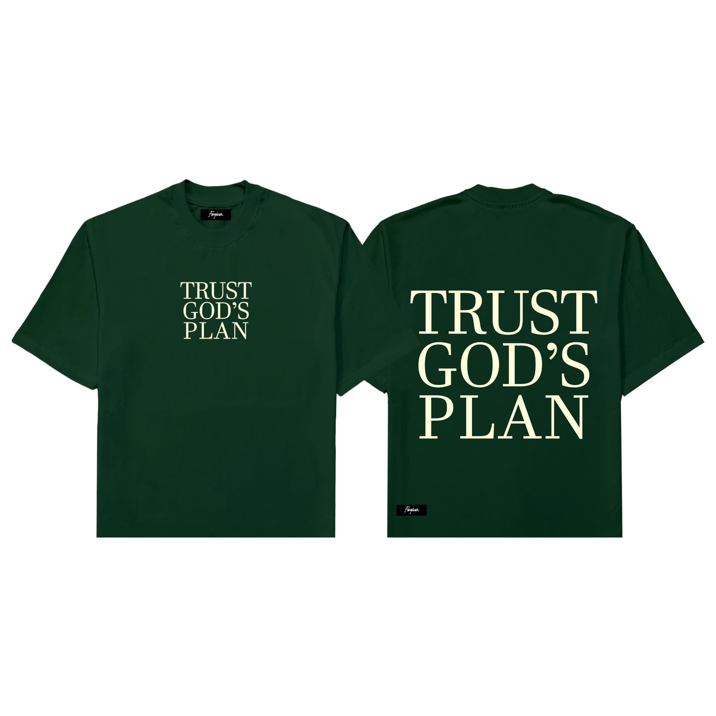 Trust God Boxy Crop Tee