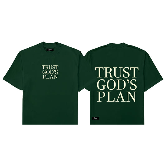 Trust God Boxy Crop Tee